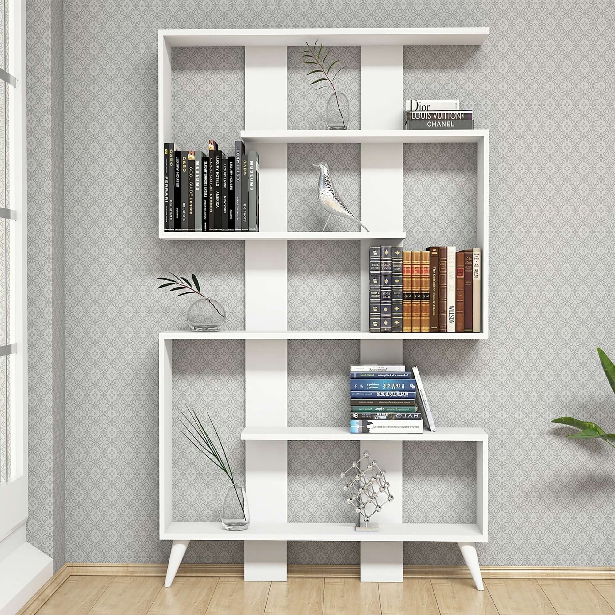 طراحی قفسه کتاب کتابخانه08
